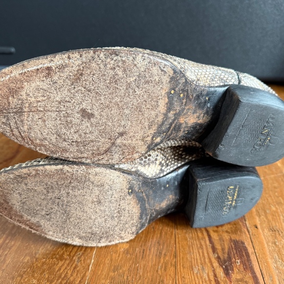 Dan Post Men's 10 D Python Snakeskin Western Cowboy Boots DPP3036 - Picture 2 of 5